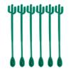 6 x Cocktail Stir Sticks - Fun Flamingo Cactus Design view 1