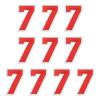 PATIKIL Embroidered Number Patches - Set of 10, Number 7 view 1