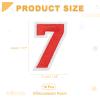 PATIKIL Embroidered Number Patches - Set of 10, Number 7 view 2