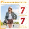 PATIKIL Embroidered Number Patches - Set of 10, Number 7 view 3