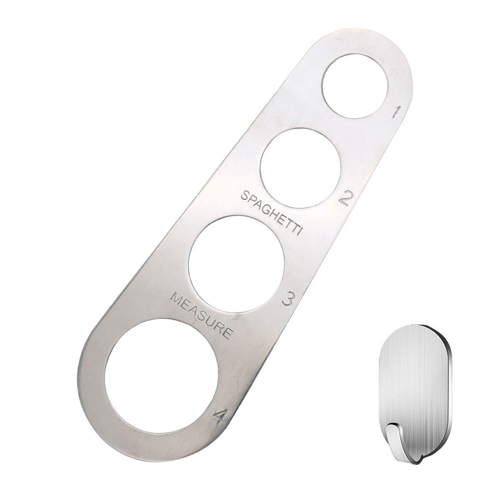 AIRTILY Stainless Steel Pasta Measuring Tool with Hook