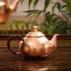 HiyyFloy Handmade Hammered Copper Teapot for Tea, Milk & Coffee view 2