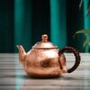 HiyyFloy Handmade Hammered Copper Teapot for Tea, Milk & Coffee view 4