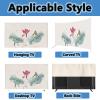 FANSU TV Dust Cover, 3D Tropical Style, Universal, Turtle Leaf 1.80 Inches view 3