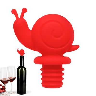 Snail-Shaped Wine Stopper - Reusable Silicone Bottle Seal for Red and White Wine