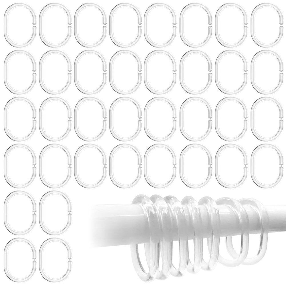 AIRTILY 36-Piece Transparent Hooks