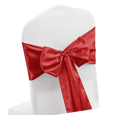 SueaLe Chair Sash Bows for Weddings