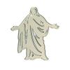 SueaLe Religion Figure Decorative Die Cut view 1