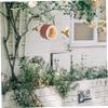 Hanging Wooden Bird Nest for the Garden, Protection from Wind and Snow view 4