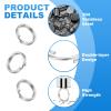 PATIKIL 60-Piece Keyring Set view 3