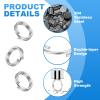 PATIKIL 60-Piece Key Ring Set view 3