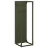 Firewood Rack Olive Green 25 x 25 x 80 cm Cold-Rolled Steel view 2