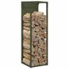 Firewood Rack Olive Green 25 x 25 x 80 cm Cold-Rolled Steel view 4