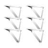 LSHIJI Tablecloth Clips, 6-Piece Stainless Steel Set view 1