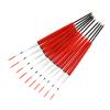 Beimus 10 Wooden Fishing Floats with Long Tails, Vertical Drift Floats view 1