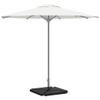 NQJIBUE Patio Umbrella Weight Plates, 4-Piece Set, Black Granite, Triangular, 14 kg view 1