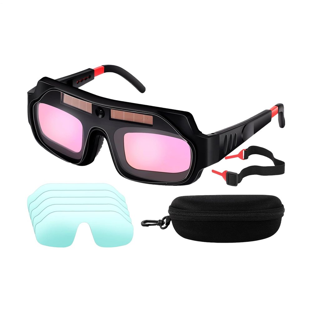 Auto-Darkening Welding Safety Glasses