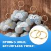PATIKIL 60-Piece Keyring Set view 4