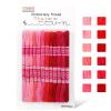 Tundi Embroidery Thread, 12 Strands of Red Series Thread for Cross-Stitch and Bracelet Making view 1