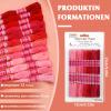 Tundi Embroidery Thread, 12 Strands of Red Series Thread for Cross-Stitch and Bracelet Making view 2
