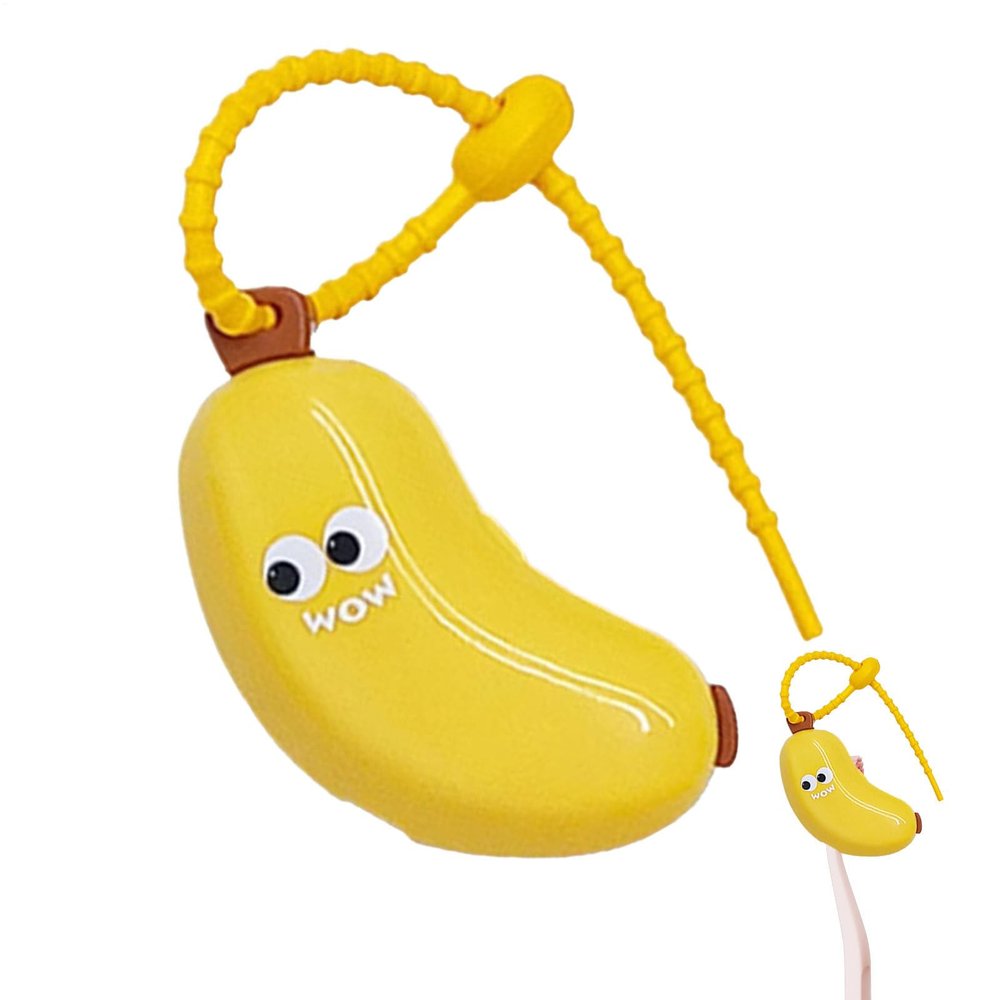 Toothbrush Cover | Portable Banana-Shaped Kids Toothbrush Case