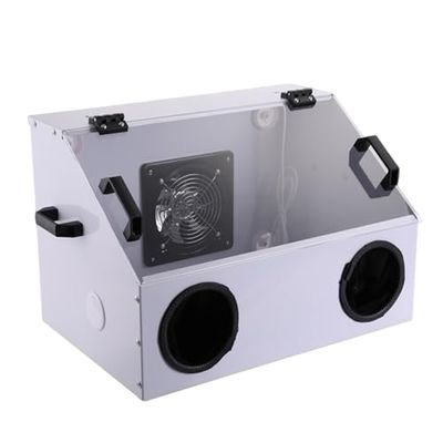 Dustproof Enclosure for Metal Grinding and Polishing with LED Light