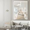 Magnetic Insect Screen 96 x 94 cm, No Drilling, Stronger Magnets, Automatic Closing, White view 1