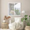 Magnetic Insect Screen 96 x 94 cm, No Drilling, Stronger Magnets, Automatic Closing, White view 2