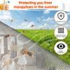 Magnetic Insect Screen 96 x 94 cm, No Drilling, Stronger Magnets, Automatic Closing, White view 4