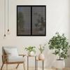 Magnetic Insect Screen for Windows, 49 x 126 cm, No Drilling, Stronger Magnets, Automatic Closing, Black view 2