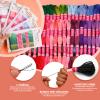 Tundi Embroidery Thread Set, 12 Strands Black and White view 4
