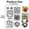 CRASPIRE 2 Sheet Snowman Stamp Set view 2
