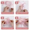 12 Pack Gift Bows, Large Pink Pull Bows 11 cm view 3