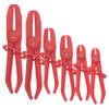 Cabilock 6-Piece Plastic Hose Clamp Pliers Set, One-Handed, Red view 1