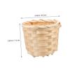 JECOMPRIS 2-Piece Bamboo Basket Set view 2