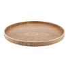 Fafeicy Round Wooden Serving Bowl, 33 cm view 1
