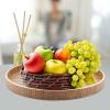Fafeicy Round Wooden Serving Bowl, 33 cm view 2