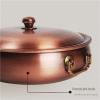 32 cm Chinese Copper Charcoal Hot Pot with Chimney view 2