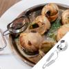 Escargot Tongs | Stainless Steel Snail Tongs 2 Pack view 2