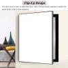 Electrical Panel Cover, Vertical Wall Decor for Concealing Breaker and Meter Boxes, White, 35 x view 3