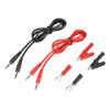 Test Lead Kit, Banana Plug to 6-in-1 6 mm Insert Plate, Alligator Clamp/Holder, Probe Cable, P1041B view 1
