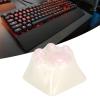 Mtlavish Resin Keycap with Cat Claw Design for Cherry MX and Outemu Mechanical Keyboards, White and Pink, Matte view 3