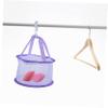 HOOTNEE Portable Violet Fabric Drying Basket for Makeup Sponges and Socks view 2