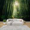 PaxGloz Bamboo Forest Photo Wallpaper, Zen Bamboo Non-Woven Wall Mural, 250 x 175 cm (W x H) view 1
