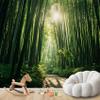 PaxGloz Bamboo Forest Photo Wallpaper, Zen Bamboo Non-Woven Wall Mural, 250 x 175 cm (W x H) view 4