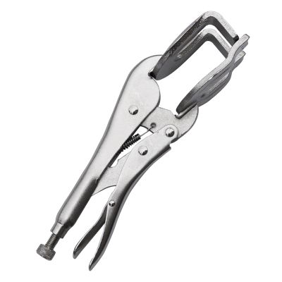 9-Inch C-Clamp Locking Pliers with Swivel Pads for Woodworking and Welding