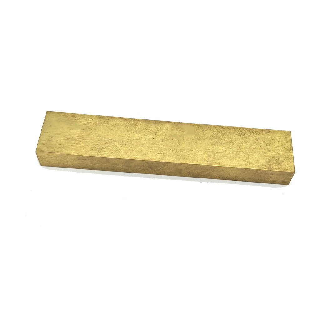 Leluo Brass Plate, Sheet, Flat Bar, 8 x 8 mm to 8 x 70 mm, Toughness (500 mm x 8 mm x 15 mm)
