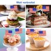 120 Pack American Toothpick Flags view 3