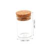 MAGICLULU 20-Pack Clear Glass Test Tubes with Wooden Cork Stoppers view 2