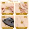 YQQYG 8-Piece Star Iron-On Patches view 4